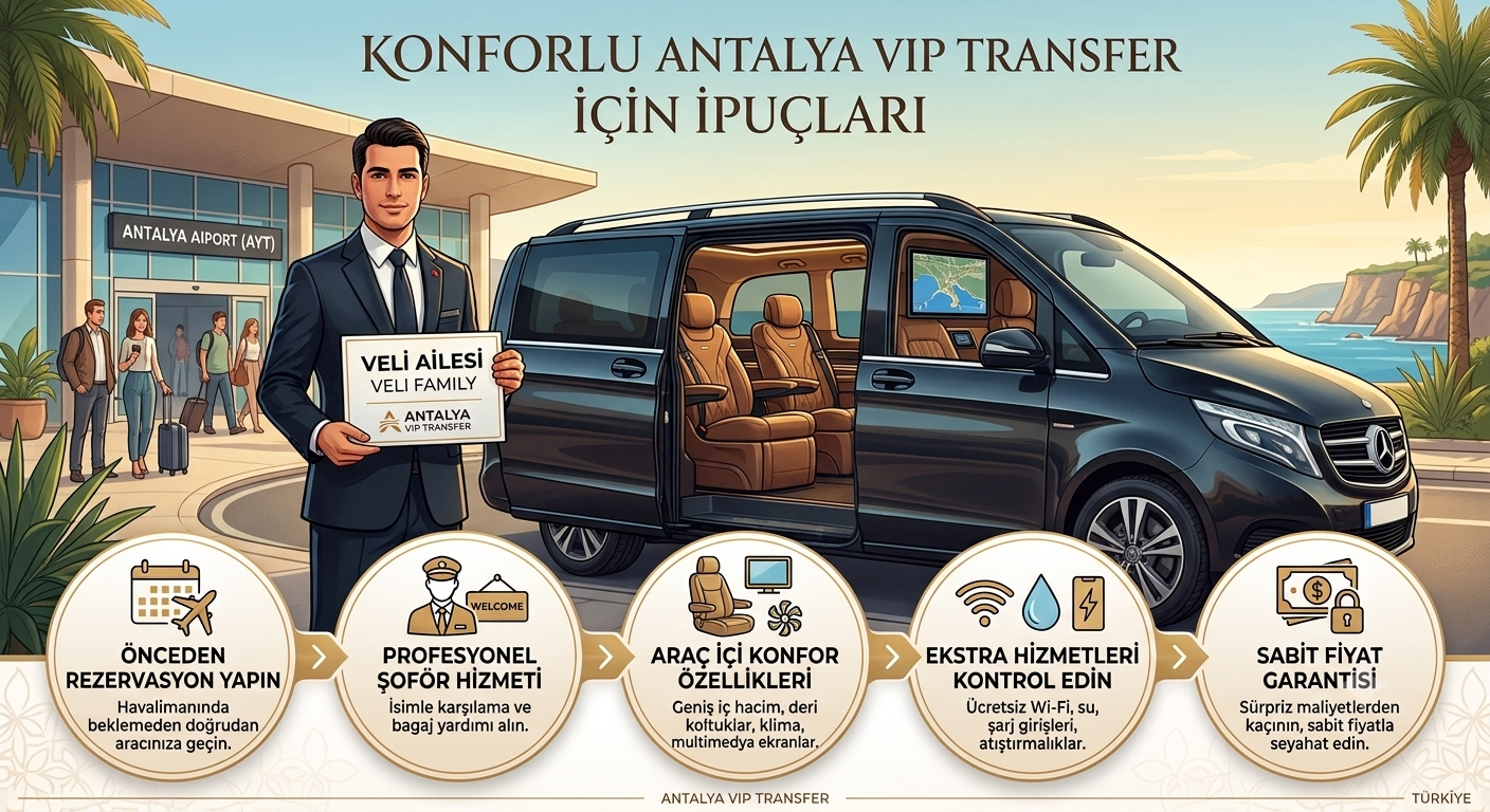 Konforlu Antalya VIP Transfer İçin İpuçları